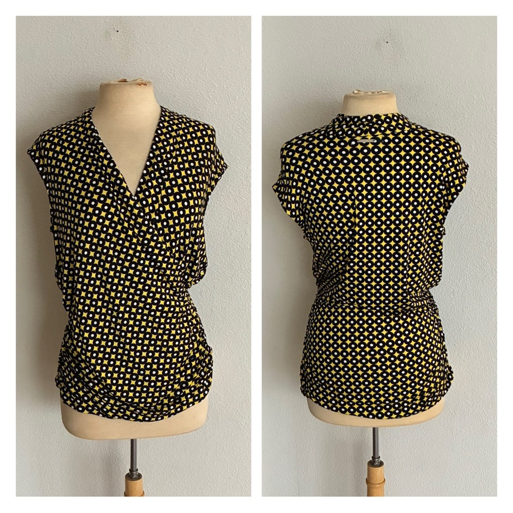 Michael MK faux wrap blouse